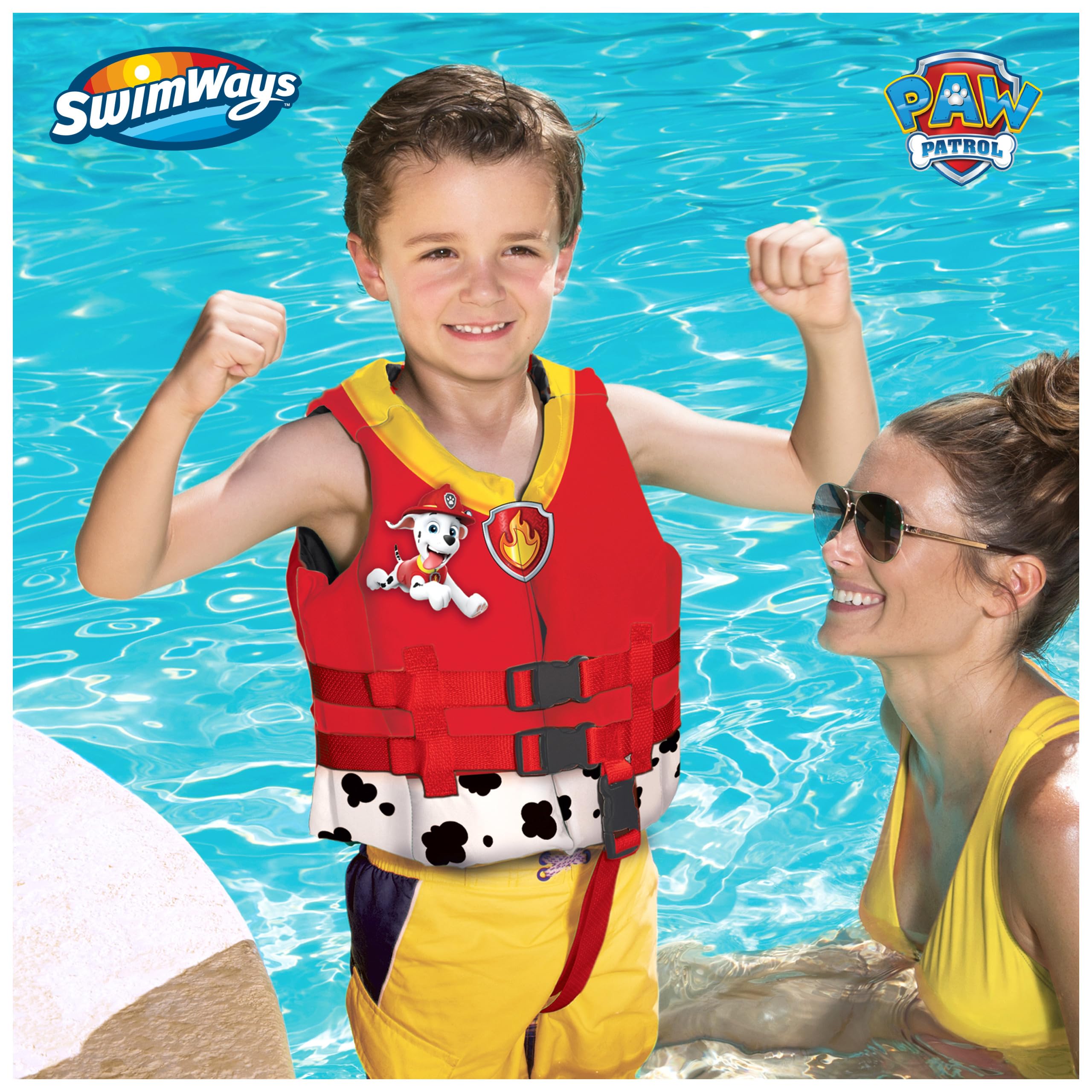 Swimways Paw Patrol AquaPups Skye Swim Huggable, Paw Patrol Toys, Bath Toys & Beach Toys, Floating Water Stuffed Animal for Kids Aged 1 & Up