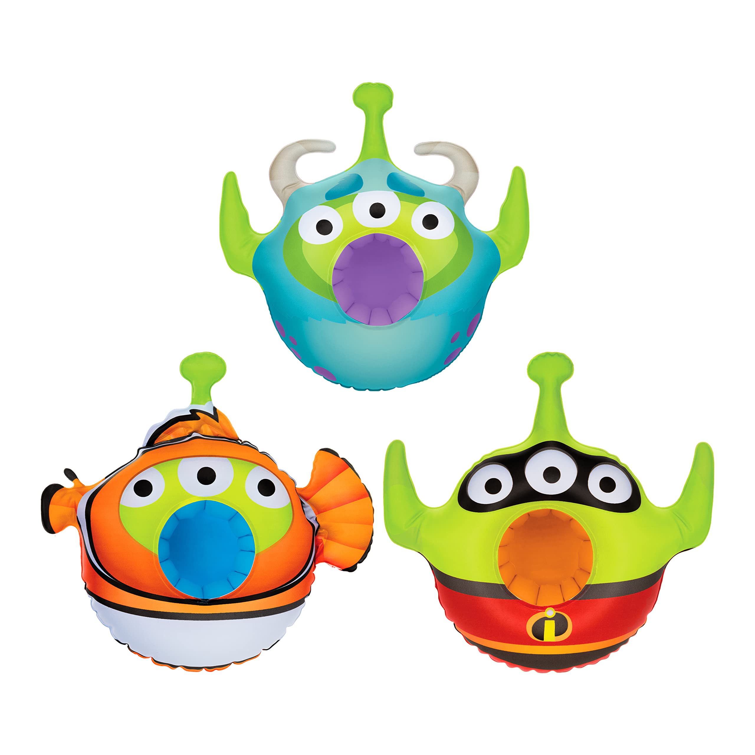 SwimWays Disney Pixar 40 in Oversized Inflatable Pool Float, Toy Story Rex & Hamm