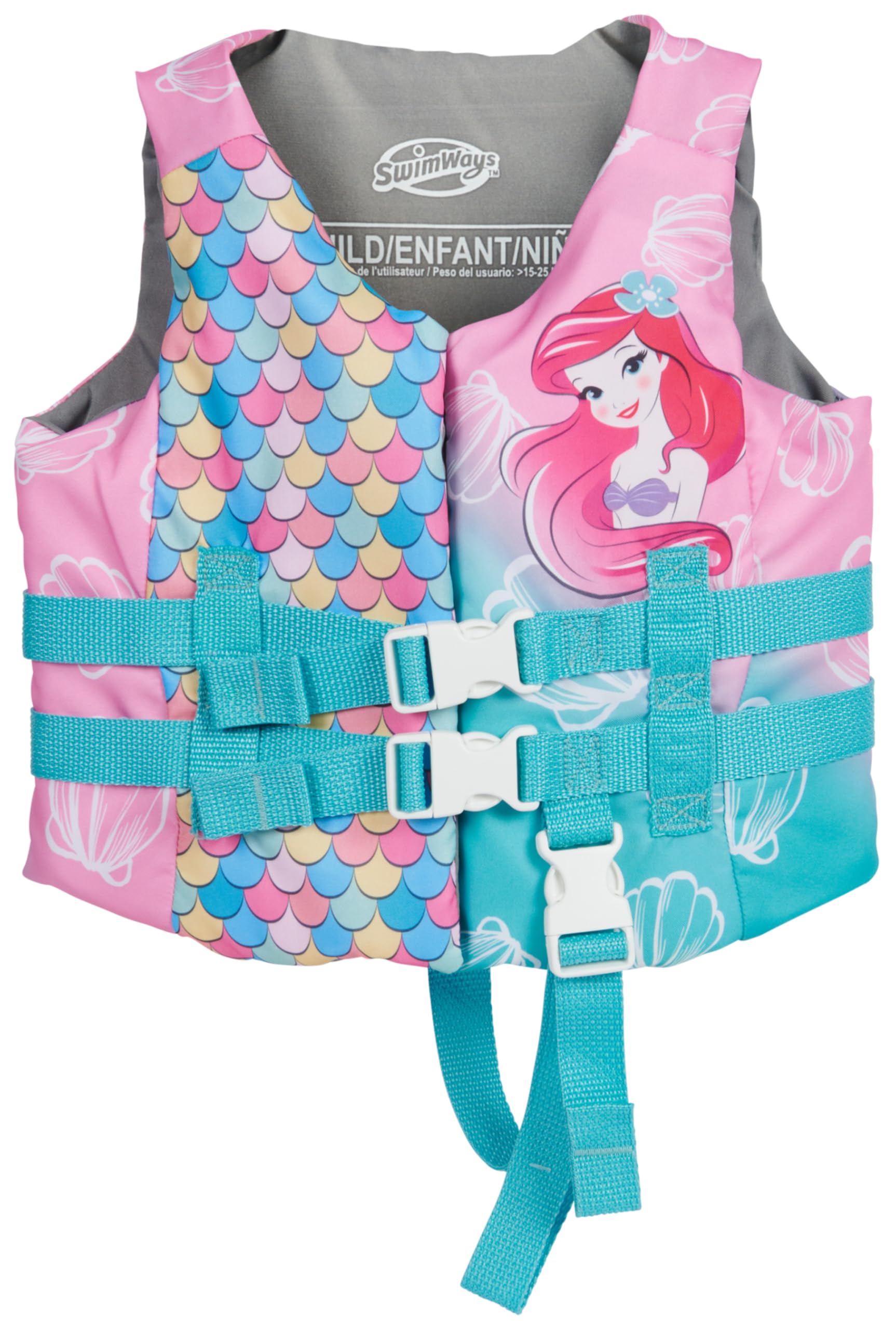 SwimWays Disney Princess Ariel Dive N Surprise, Swimming Pool Accessories & Kids Pool Toys, Little Mermaid Party Supplies