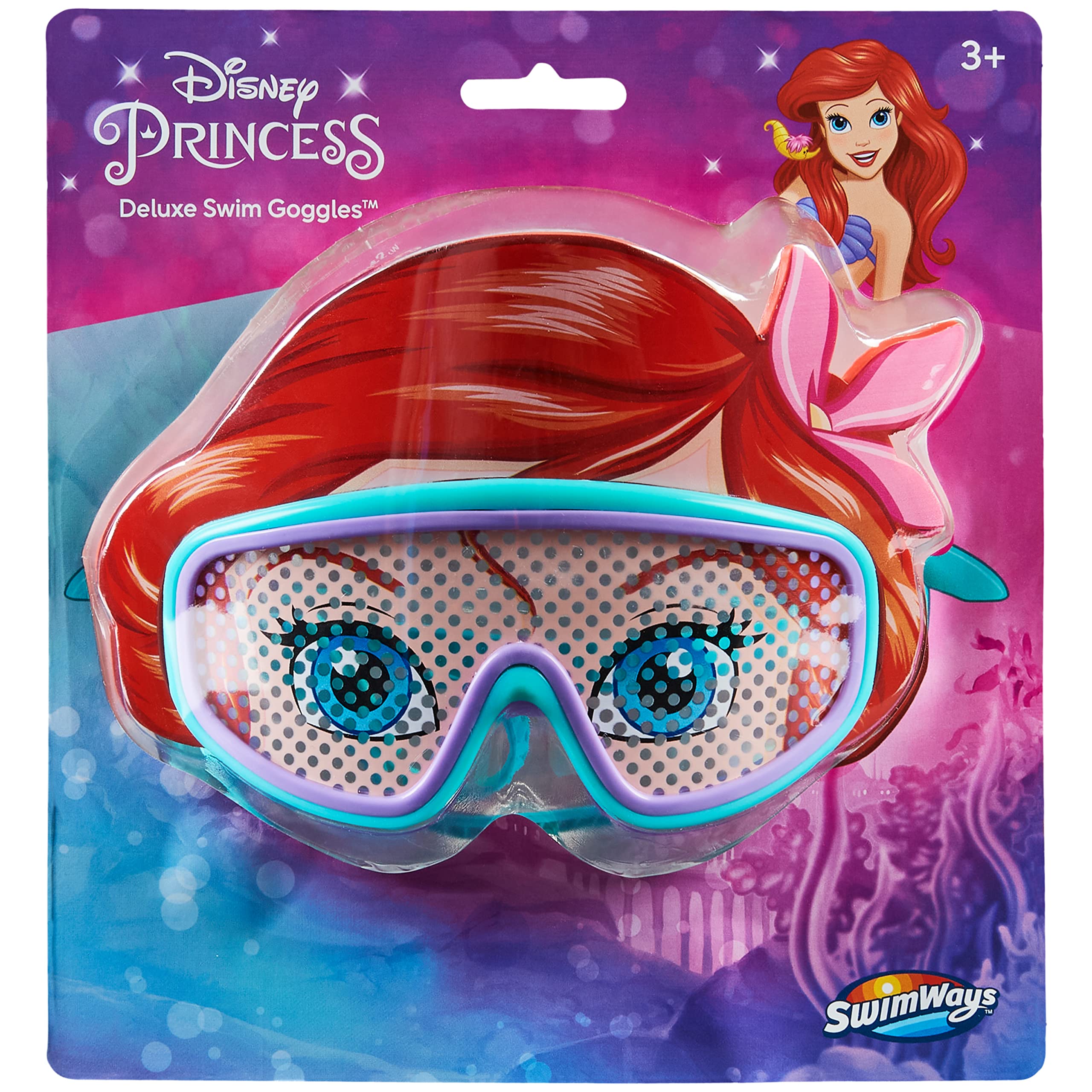 SwimWays Little Mermaid Disney Dive Characters Kids Pool Toy- Princess Ariel, Flounder, and Sebastian, Bath Toys and Pool Party Supplies