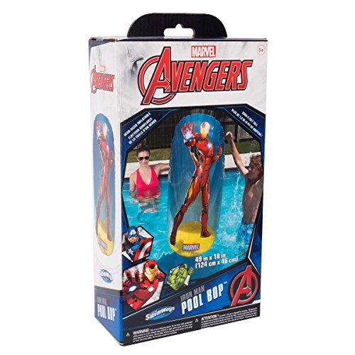 SwimWays Marvel Avengers Inflatable Pool Bops - Iron Man